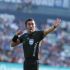 En el cotejo Emelec vs. Vinotinto hubo varias riñas. El referí Álex Cajas intervino, sin amonestar.