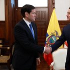 El presidente Daniel Noboa tuvo una reunión con Marco Rubio.