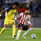 Kevin Rodríguez (i) fue pieza importante este martes 16 de septiembre en Union Saint-Gilloise ante el PSV.