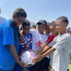David Triviño, Santiago Quintero, Taidier Valencia, Saúl Figueroa y    Jesús Maridueña miraban la pelota de Messi como si fuera un trofeo.
FECHA: 26/12/2025
AG-AGENCIA
AG-PERIODISTA