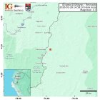 Un temblor se registró en la provincia de Zamora Chinchipe este miércoles.