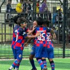 El equipo de Ferrocarril Fc de Durán Sub 10 que es dirigido por Marlon Ayoví.