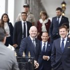 Giani Infantino se encuentra en Quito y tendrá reunión con el presidente Noboa.