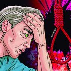 Está muy deprimido porque no puede conseguir una novia.