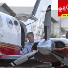 Año 2010, Reinaldo Rueda llegaba en avioneta desde Cali a Guayaquil.