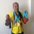 La deportista lojana decidió dejar la lucha tras 14 años de trayectoria.