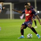 Pervis Estupiñán tuvo una destacada actuación con el Osasuna, en el duelo ante la Real Sociedad.