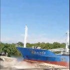 El barco colisionó el martes 16 de junio.