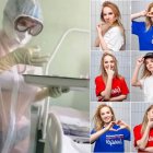 La fama viral de esta enfermera rusa le sirvió para comenzar a dar sus primeros pasos en el modelaje.