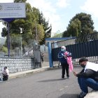 El cuerpo fue trasladado a la morgue de Quito donde le realizarían la autopsia.