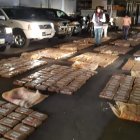 En la entrada norte de Quito se decomisaron 1.114 paquetes de cocaína que iban rumbo a la Costa ecuatoriana.