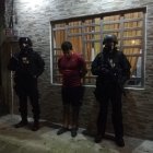 Uno de los detenidos durante el operativo que ejecutó la Policía.