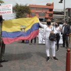 La marcha se convocó en la zona rosa del sector de La Mariscal, en el norte de Quito.