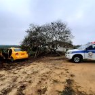 El carro fue hallado en un cerro donde se practica parapente.