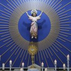 La representación principal del Divino Niño Jesús en el santuario.