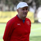 Pablo Repetto, director técnico de Liga de Quito, calificó de positivo el poder entrenar en cancha con el plantel completo.