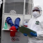 Los politécnicos equiparon cabinas de bioseguridad para la toma y transporte de las muestras.