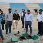 La visita del presidente de Fedeguayas, Roberto Ibánez al estadio Modelo Alberto Spencer.