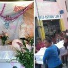  Vecinos organizaron el velorio de la menor. 