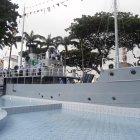  Varias autoridades locales asistieron a la reinaguración del Museo Cañonero Calderón. 