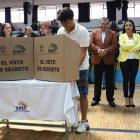  El simulacro electoral se llevó a cabo con la presencia de veedores internacionales. 