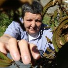  César Cabrera da un paseo en un parque central que hay dentro de la villa Hansen.  