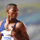  Álex Quiñónez (en la imagen) se impuso al considerado sucesor de Usaint Bolt, el jamiquino Yhan Blake. 