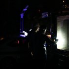  Al irse la luz muchas familias también se quedan sin agua porque algunos edificios funcionana con bomba.   