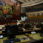  El órgano escogerá nuevas autoridades legislativas este martes 14 de mayo de 2019 a partir de las 10H00 durante la sesión 594. Estos ejercerán funciones para el periodo 2019-2021. 