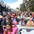  Ciudadanos venezolanos cerraron el paso en la forntera de Ecuador con Colombia. 