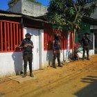  La policía llegó al sitio para iniciar las investigaciones respectivas.  