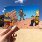  Fotografía tomada por Andrea David en Vasquez Rocks, lugar en el que se inspiró una escena de Los Simpsons.  