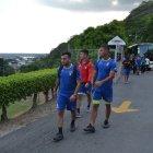  El Deportivo Lara llegando a la cancha alterna Sigifredo Chuchuca, propiedad de Barcelona. 