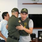 Eduardo Valarezo fue rescatado por la policía de Colombia en un barrio de Cali, el jueves.  