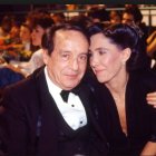  Roberto Gómez Bolaños en compañía de su esposa Florinda Meza. 