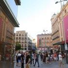  El emblema del Mundial de Catar 2022 se pudo apreciar en España. 