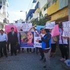  Los familiares y allegados de la víctima se reunieron para exigir que no haya impunidad en el caso. 