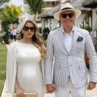  La pareja se casó en abril de 2017.  