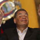  Referencial. Rafael Correa ha propiciado varios eventos en donde los insultos han formado parte de su léxico. 