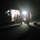  El hombre fue rescatado luego de seis horas.  