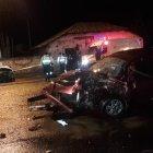  Un choque frontal entre ambos automotores provocó la tragedia. 