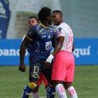  Así fue el roce que tuvieron ambos durante la final de Copa Ecuador. 