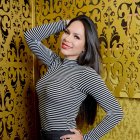  La popular exconductora de televisión está embarazada de su novio el cantante Andrés Acuña. La famosa ya tiene una hija. 