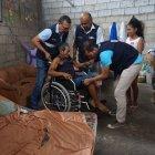  Miembros del Ministerio de Salud Pública hicieron una valoración médica a Luis Bautista. 