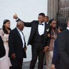  Antonio Valencia llegó a la iglesia de San Francsco.  