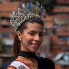  La esperanza de Rodríguez está intacta pese a haber sido asaltada con arma de fuego, tener que sortear la escasez de alimentos y haber despedido a dos hermanos que huyeron de la crisis. (EFE) 