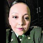  Carolina Sanango en un año más se gradúa como policía.  