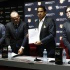  José Francisco Cevallos presiente de Barcelona Sporting Club. 