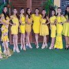  Candidatas a reinas del arroz. 