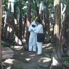  Miembros del centro forense de Machala retiraron el cuerpo para su análisis. Estaba en estado momificado y posición fetal. 